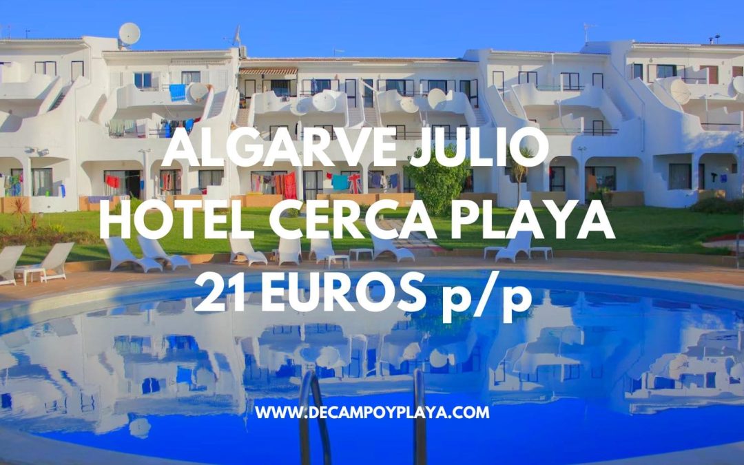 ALGARVE PORTUGUÉS: Hotel con piscina en la playa sólo 21 Euros p/p