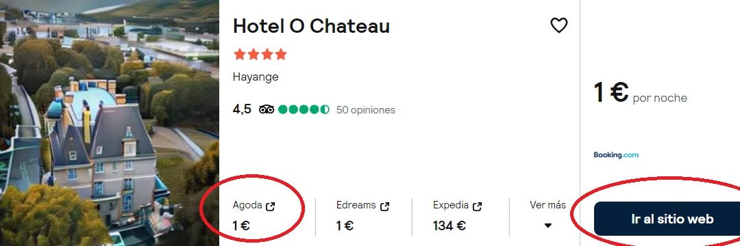 ÚLTIMA HORA FRANCIA!! Hotel Castillo 4* SÚPER LUJO por 0,50 céntimos p/p