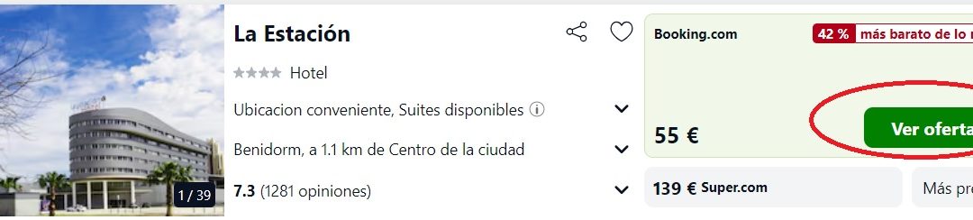 ÚLTIMA HORA BENIDORM!! Hotel 4* para tres por sólo 18 Euros p/p