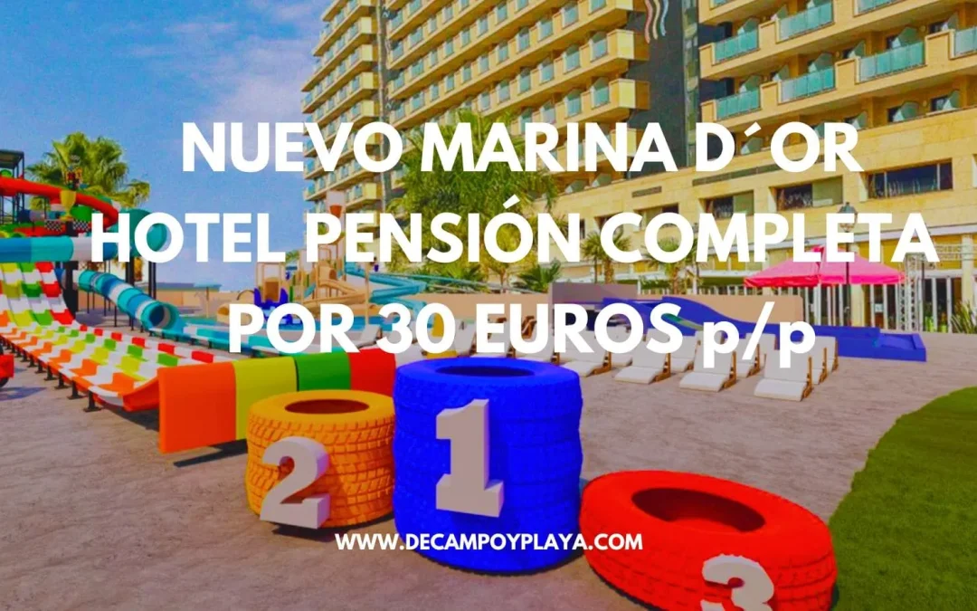 COSTA DE AZAHAR (OROPESA DEL MAR) SEMANA SANTA: Hotel con PENSIÓN COMPLETA para tres por SÓLO 30 Euros p/p