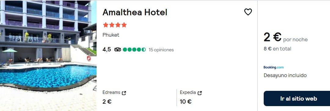 TAILANDIA CHOLLO: Hotel 4* en Patong Beach con desayuno SÓLO 1 Euro p/p