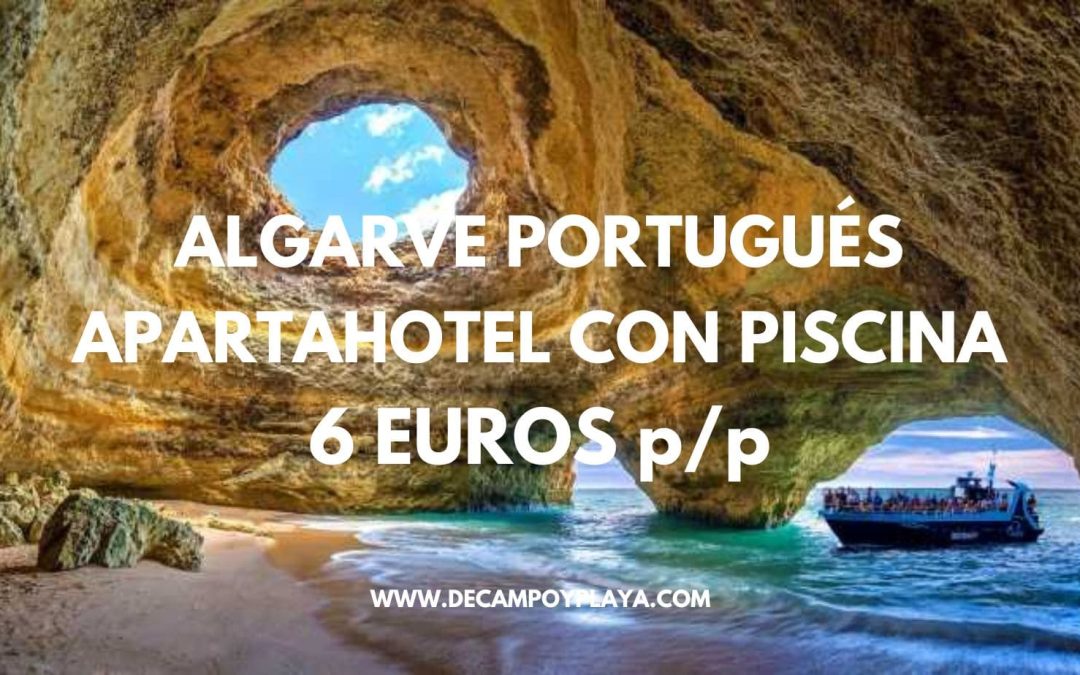 ALGARVE PORTUGUÉS: Apartahotel con piscina en Portimao para cuatro por sólo 6 Euros p/p