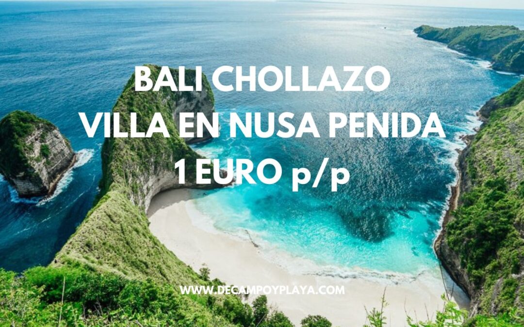 CHOLLAZO BALI: Villa en Resort Spa 4* Nusa Penida SÓLO 1 Euro p/p