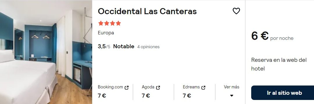 CORREE!! AGOSTO CANARIAS: Hotel 4* BARCELÓ de lujo frente al mar por SÓLO 3 Euros p/p