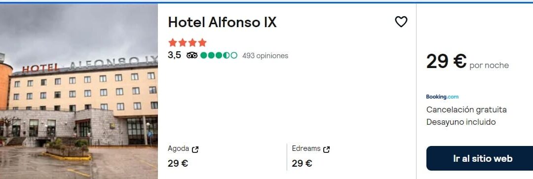 GALICIA FIN DE SEMANA: Hotel 4* con desayuno en Lugo sólo 14 Euros p/p