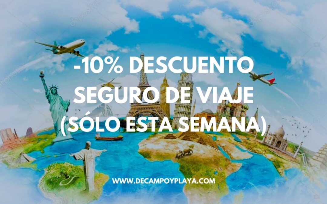 -10% DESCUENTO SEGURO DE VIAJE este verano con IATI