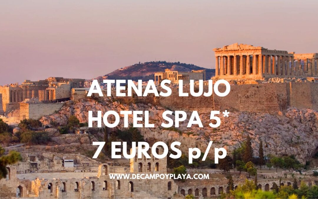 ATENAS Septiembre: Hotel Spa 5* SÚPER LUJO por sólo 7 Euros p/p