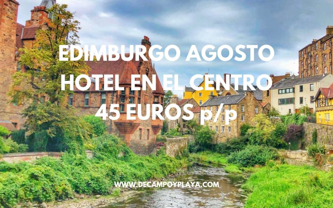 EDIMBURGO AGOSTO: Alojamiento súper céntrico por sólo 45 Euros p/p