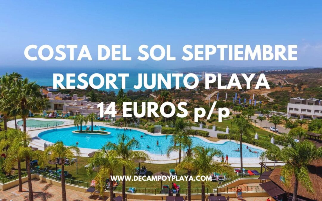 COSTA DEL SOL SEPTIEMBRE: Resort 4* junto playa hasta cuatro sólo 14 Euros p/p