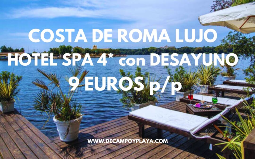 CORREE!! ITALIA COSTA DE ROMA Septiembre: Hotel 4* en Sabaudia con desayuno por sólo 9 Euros p/p