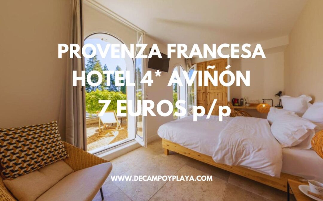 PROVENZA FRANCESA: Hotel de diseño LUJO en AVIÑÓN por sólo 7 Euros p/p