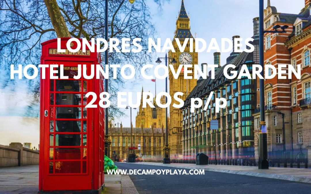 LONDRES Semana Navidad: Hotel CENTRO en King Cross sólo 28 Euros p/p