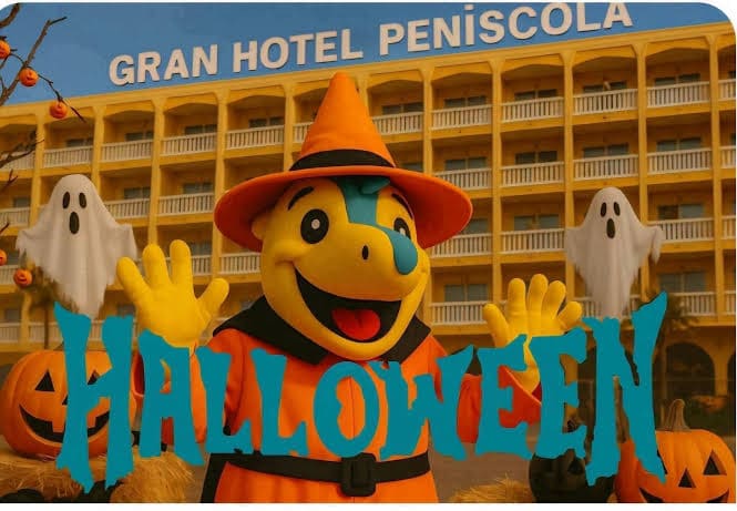 HALLOWEEN en GRAN HOTEL SPA 4* PEÑÍSCOLA primera línea playa PENSIÓN COMPLETA con fiesta temática sólo 43 Euros p/p
