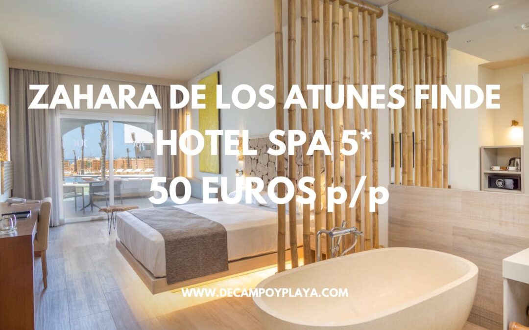 ZAHARA DE LOS ATUNES de lujo: Hotel Spa 5* acceso directo playa sólo 50 Euros p/p