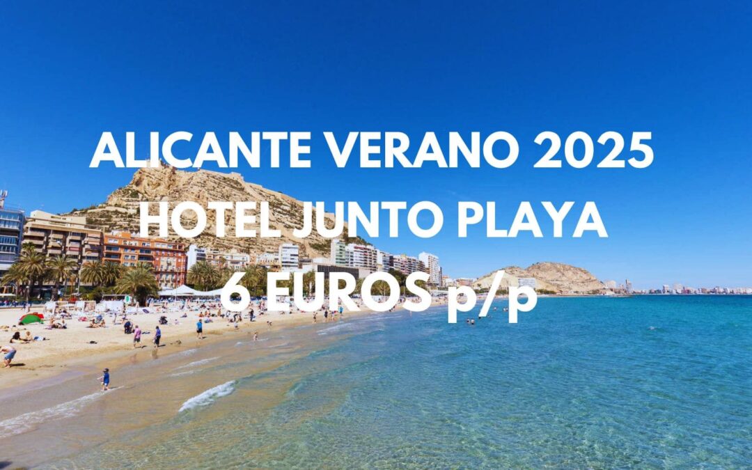 ALICANTE AGOSTO: Alojamiento en el centro junto a la playa por sólo 5 Euros p/p