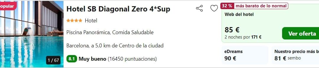 BARCELONA Fin de semana lujazo: Hotel Spa 4* Superior SÓLO 40 Euros p/p