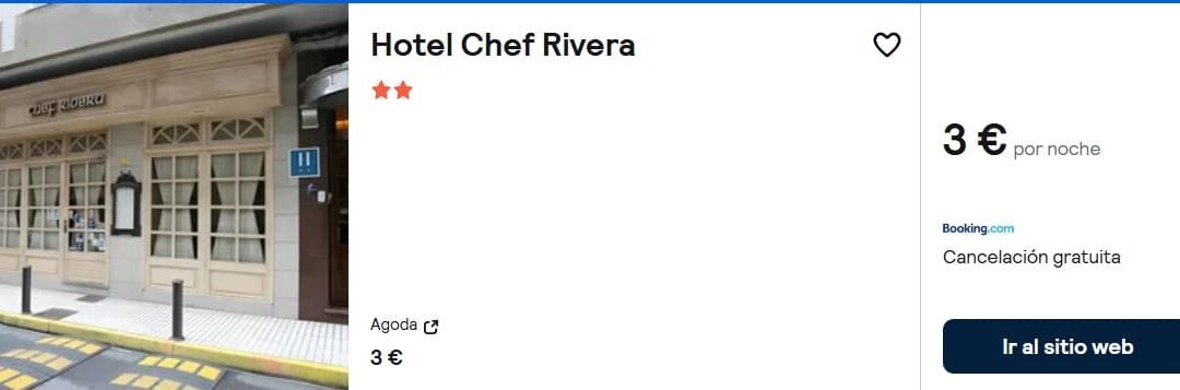 LA CORUÑA Tarifa error: Fin de semana en hotel para dos por sólo 3 Euros p/p