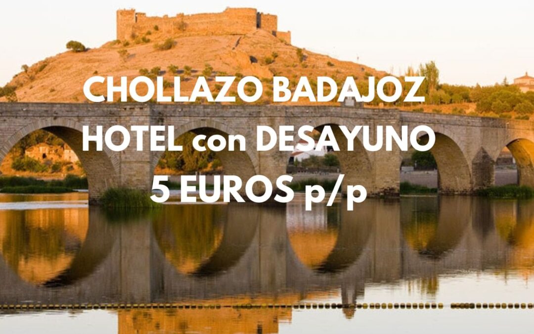 EXTREMADURA chollazo: Hotel en Badajoz con desayuno SÓLO 5 Euros p/p