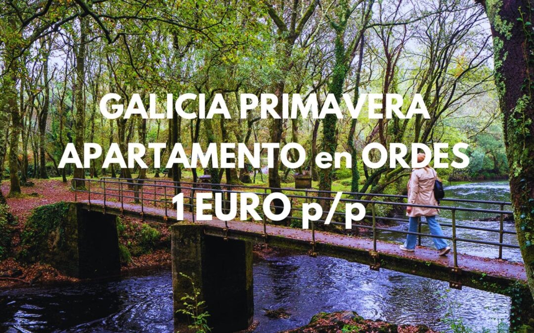 Primavera 2025 en GALICIA: Apartamento en Ordes sólo 1 Euro