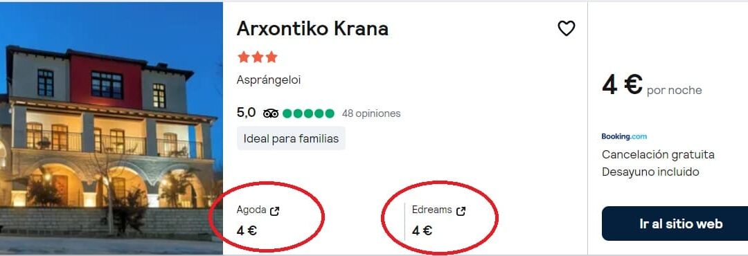 GRECIA puente Noviembre: Hotel con desayuno SÓLO 2 Euros p/p