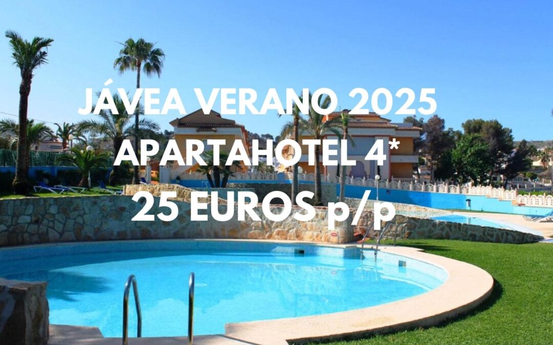 CHOLLAZO JÁVEA en Costa Blanca próximo Verano: Apartahotel 4* por sólo 25 Euros p/p
