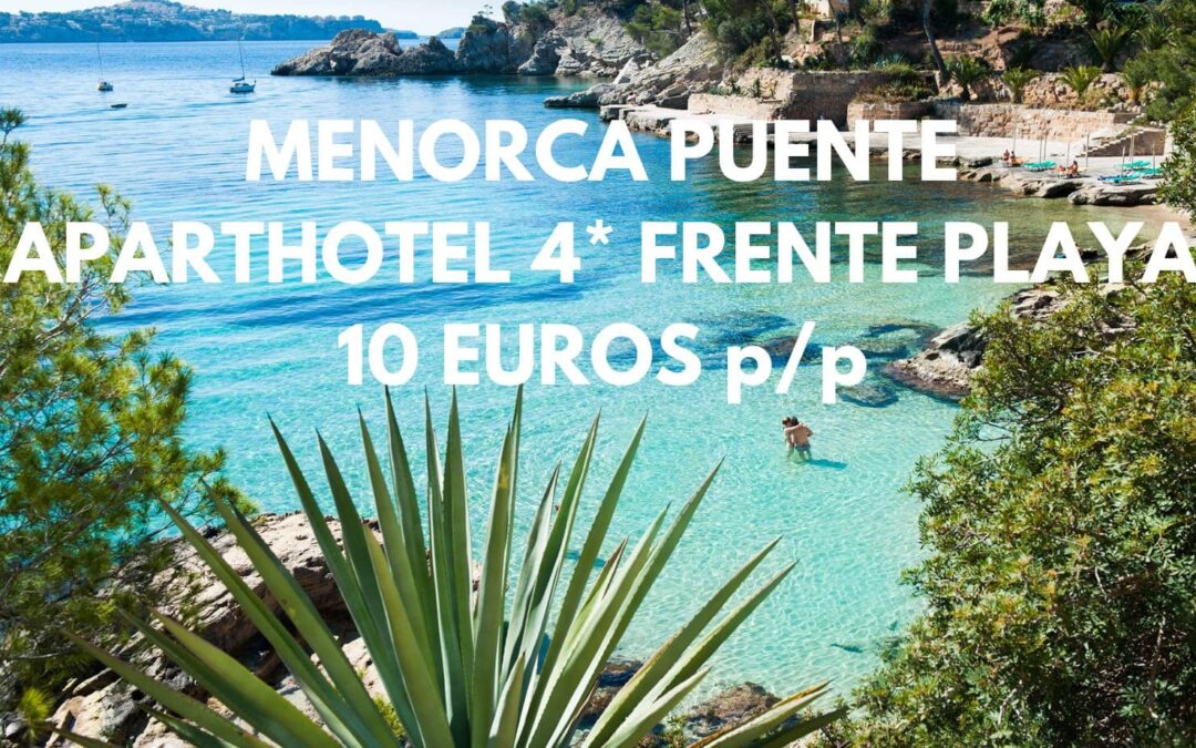 ÚLTIMA HORA puente Octubre: Aparthotel 4* frente al mar para tres sólo 10 Euros p/p