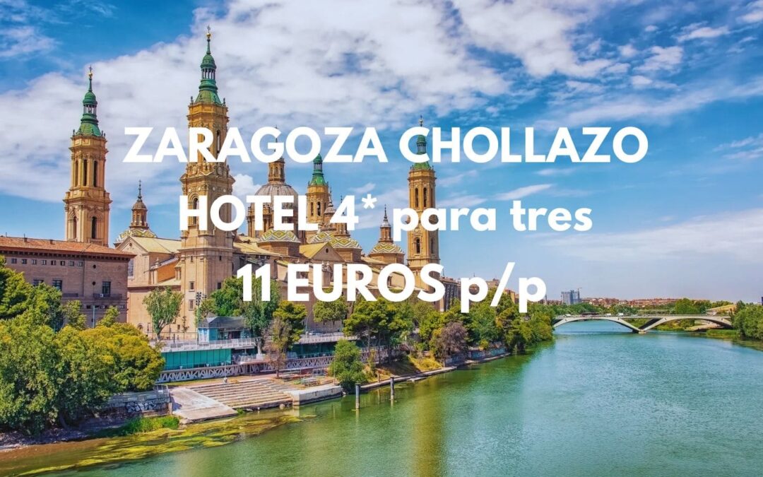CHOLLAZO ZARAGOZA: Hotel 4* para tres por sólo 11 Euros p/p