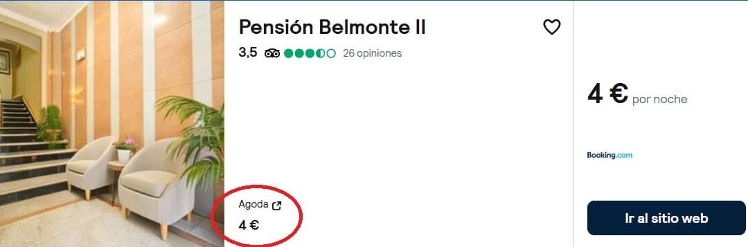ÚLTIMA HORA COSTA DE AZAHAR: Hotel en Benicarló por sólo 2 Euros p/p