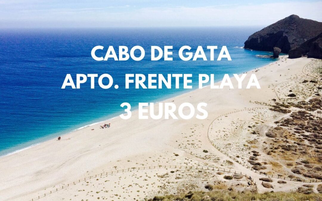 CABO DE GATA en Almería: Apartamento frente a la playa de Carboneras hasta cuatro pax por SÓLO 3 Euros