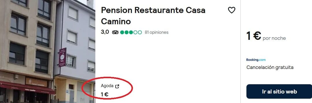 GALICIA Tarifa Error: Hotel para dos en Fin de semana por sólo 1 Euro