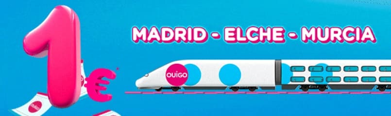 BILLETES DE TREN OUIGO POR SÓLO 1 EURO