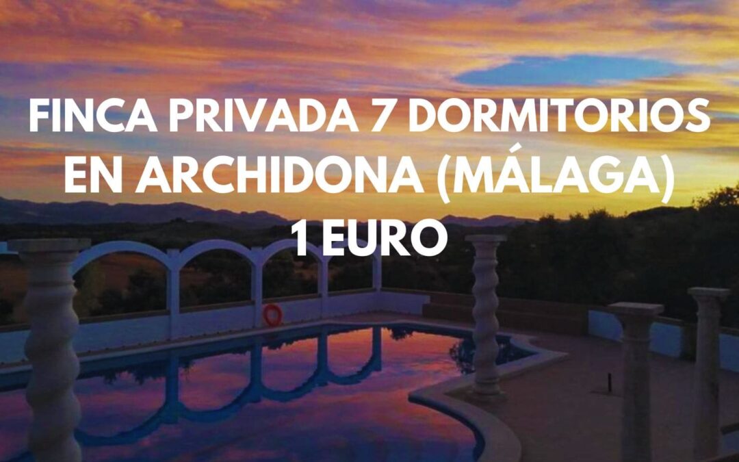 Provincia de MÁLAGA Tarifa Error Fin de semana: Casa 7 dormitorios por sólo 1 Euro
