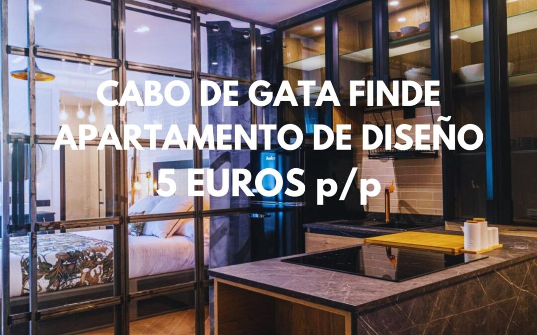 CABO DE GATA Fin de semana: Apartamento de diseño frente a la playa 5 Euros p/p