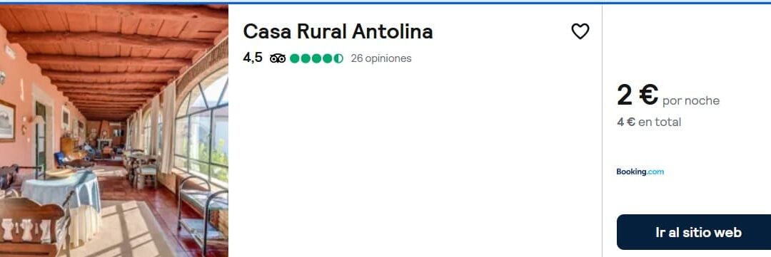 Provincia de CÁCERES: Hotel con encanto por sólo 2 Euros