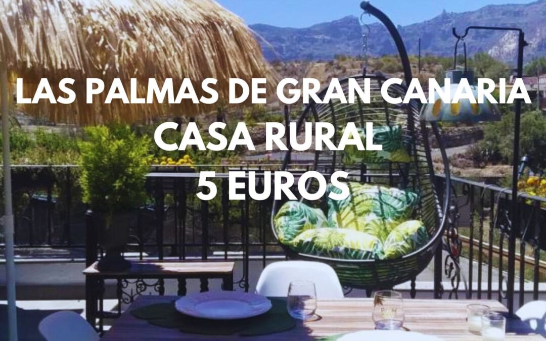 LAS PALMAS DE GRAN CANARIA: Casa de diseño para dos por sólo 5 Euros