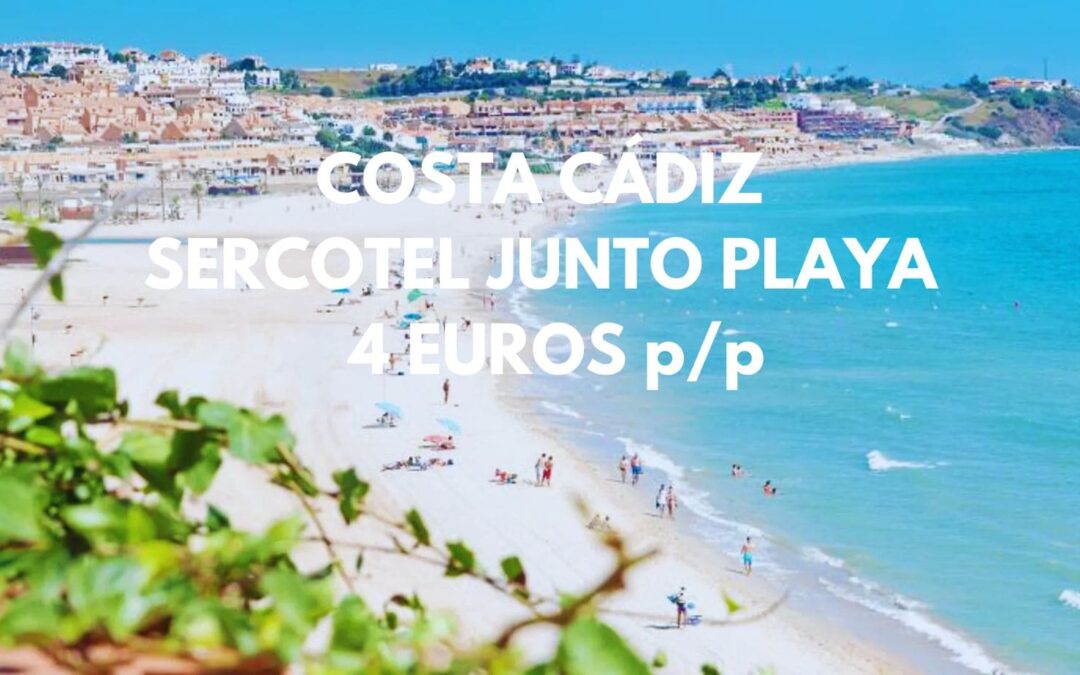 COSTA DE CÁDIZ: Hotel cadena Sercotel centro y junto al puerto por sólo 4 Euros p/p