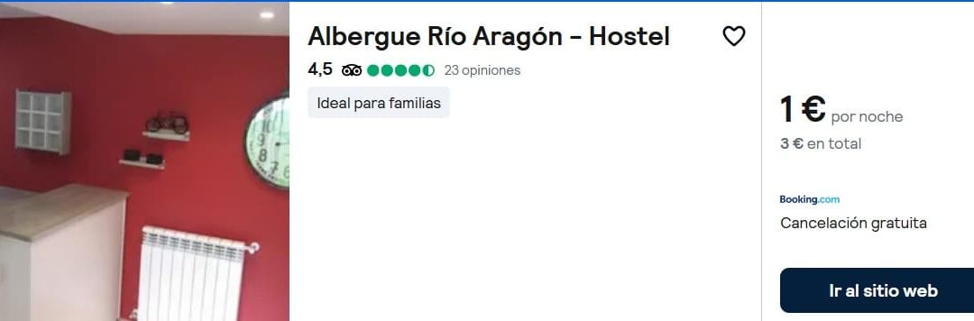 Estación CANFRANC en Aragón: Hotel hasta cuatro pax sólo 1 Euro