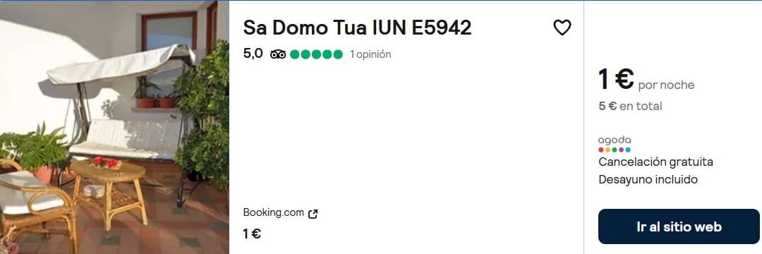 CERDEÑA VERANO: Hotel con desayuno sólo 1 Euro