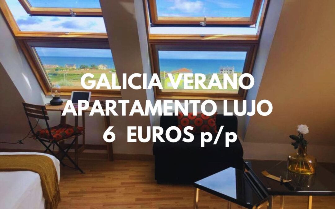 GALICIA VERANO: Apartamento junto playa de Foz por sólo 6 Euros p/p