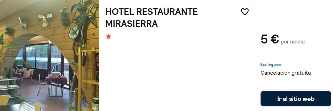 Provincia de GRANADA: Hotel para dos por sólo 5 Euros