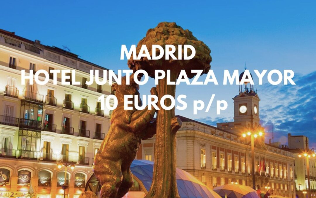 MADRID ÚLTIMA HORA JUNTO PLAYA MAYOR: Hotel por sólo 10 Euros p/p