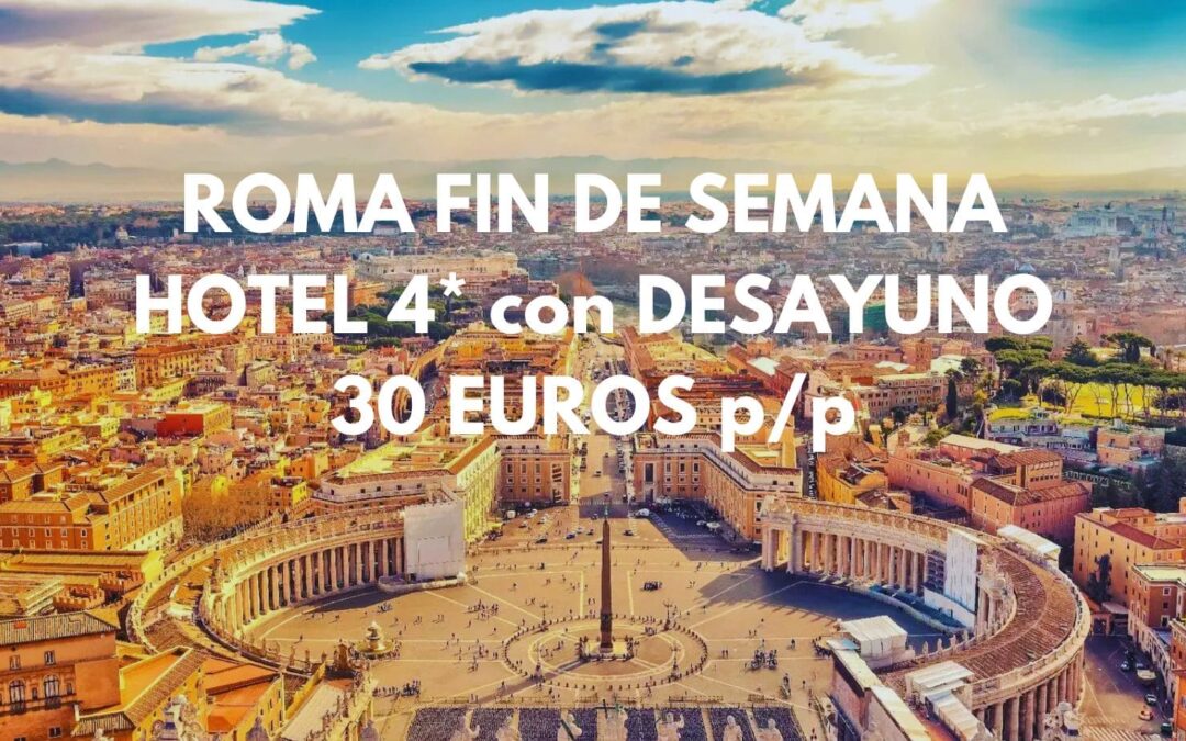 ROMA centro histórico FIN DE SEMANA: Hotel Boutique 4* en el TRASTEVERE con desayuno SÓLO 30 Euros p/p