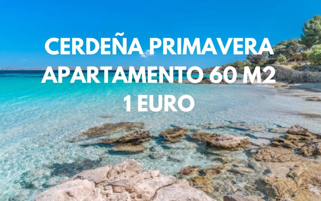 CERDEÑA en Primavera: Apartamento 60 m2 con terraza para dos SÓLO 1 Euro