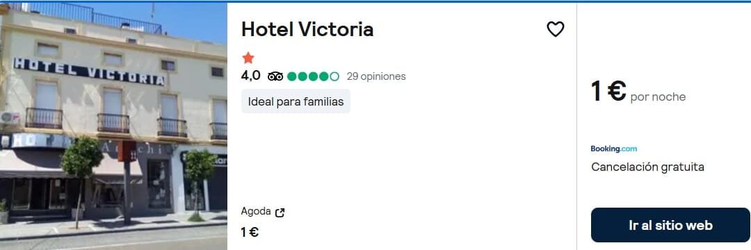ÚLTIMA HORA EXTREMADURA: Hotel en Zafra por sólo 1 Euro