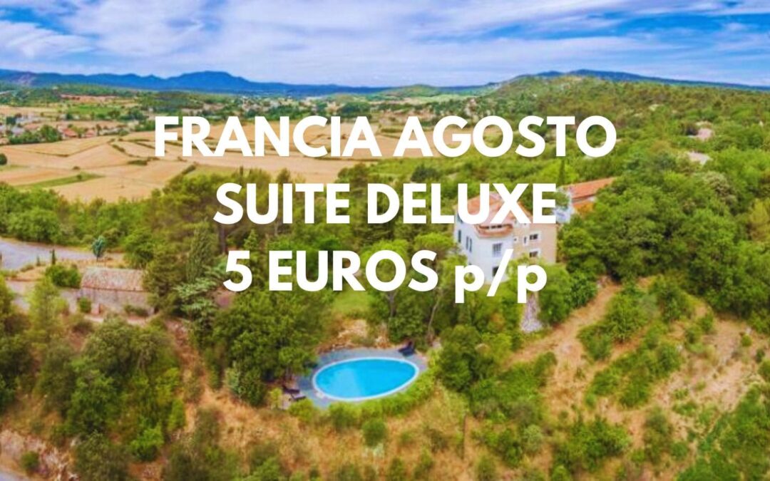 FRANCIA Provenza JUNIO y JULIO: SUITE Deluxe en Hotel con encanto por sólo 5 Euros p/p