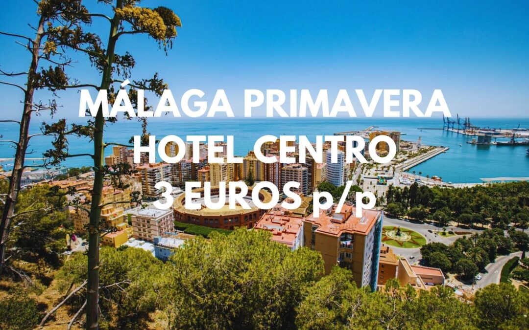 MÁLAGA PRIMAVERA: Alojamiento céntrico junto Catedral por sólo 3 Euros p/p