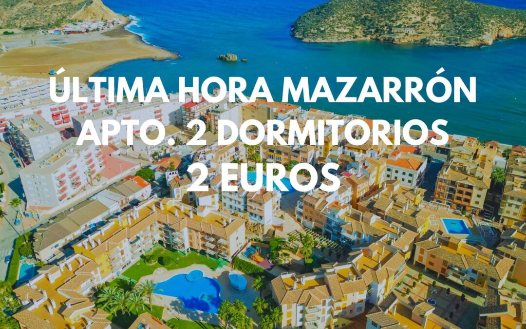 ÚLTIMA HORA COSTA CÁLIDA (MAZARRÓN/Murcia): Apartahotel hasta cinco pax por sólo 2 Euros