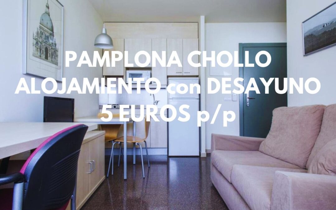 PAMPLONA Primavera: Alojamiento con desayuno hasta cuatro pax SÓLO 5 Euros p/p