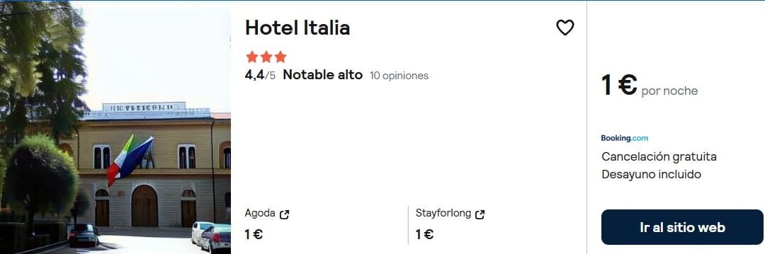 ITALIA Fin de semana: Hotel en provincia de PERUGIA con desayuno sólo 1 Euro