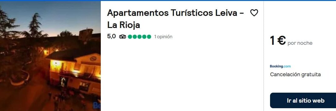 LA RIOJA FIN DE SEMANA: Dúplex 2 dormitorios hasta cuatro pax sólo 1 Euro